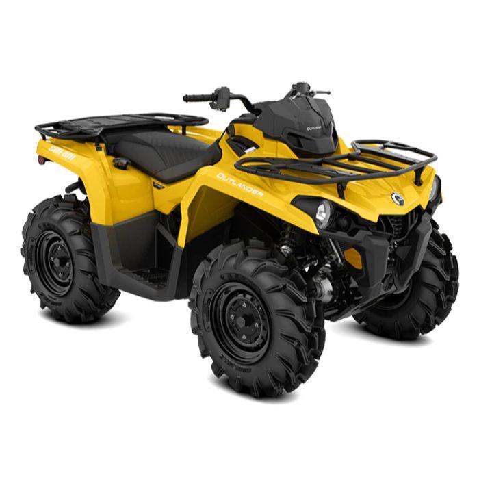 Load image into Gallery viewer, Can-Am Outlander yellow quad bike
