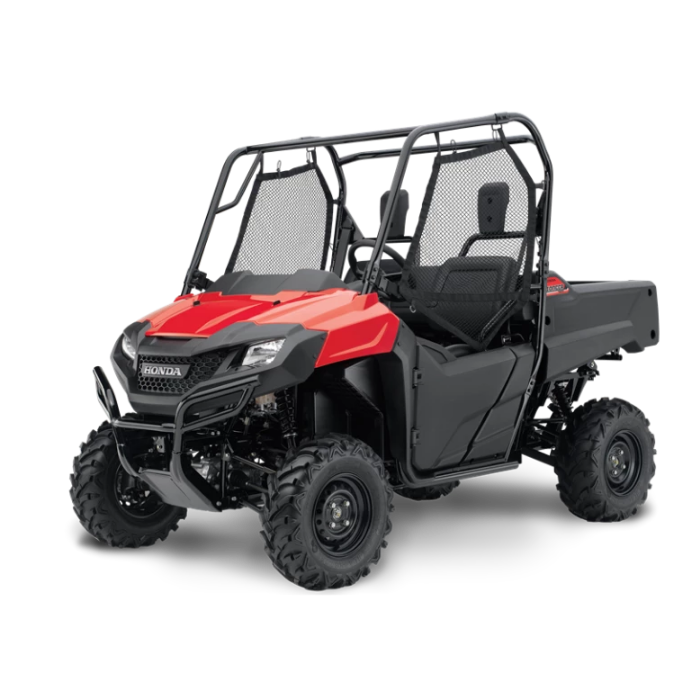 Load image into Gallery viewer, red and black honda pioneer 700 atvs
