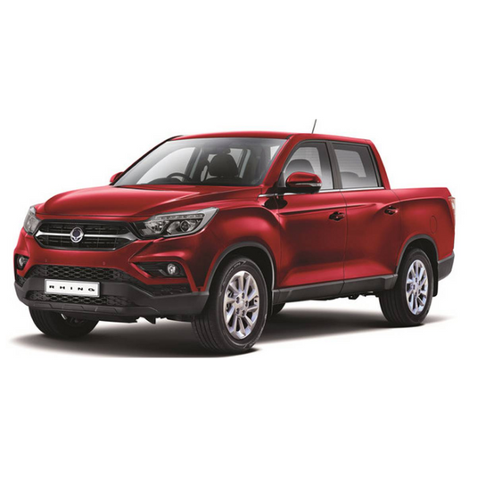 red ssangyong rhino double cab ute