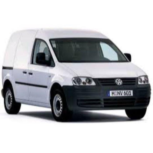 white volkswagen caddy van