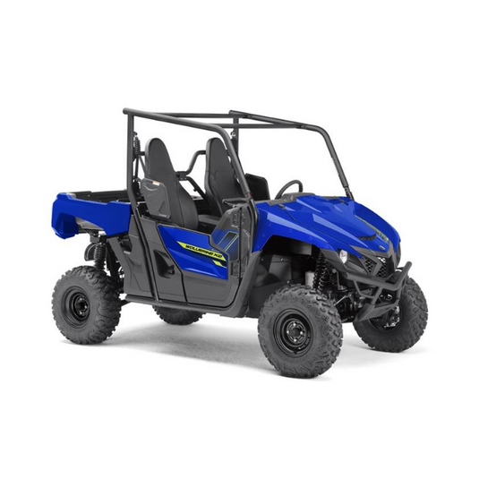 blue yamaha wolverine ATV